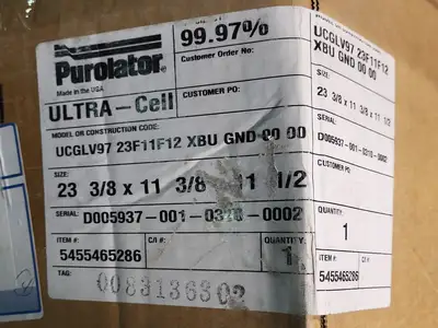 NEW PUROLATOR UCGLV97 23F11F12 XBU GND 00 00