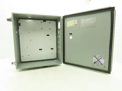 Hoffman A1614CHQR Electrical Enclosure Control Panel 16x14x6" With Back Plate