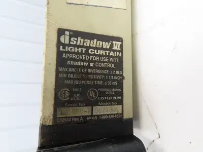 Wintress 9674006 Shadow VI Safety Light Curtain Receiver 36" L