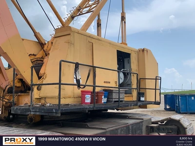 Used 1999 MANITOWOC 4100W II VICON Crawler Cranes Louisiana US | Proxy Equipment #1388969