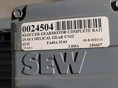 Used SEW-EURODRIVE FA47/A/G Motors (misc) British Columbia CA | Lenmark #246450
