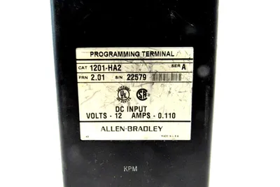 USED ALLEN BRADLEY 1201-HA2 PROGRAMMING TERMINAL SER.A 1201HA2