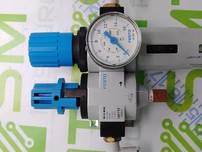 FESTO LFR-D-MINI FILTER REGULATOR W/ HE-D-MINI SHUT OFF