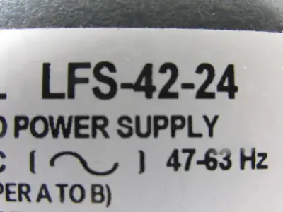 Lambda LFS-42-24 Regulated AC to DC Power Supply 85-132VAC Input