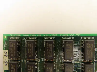 Okuma 1911-2802-09-86 Opus7000 DRAM Card 4MB
