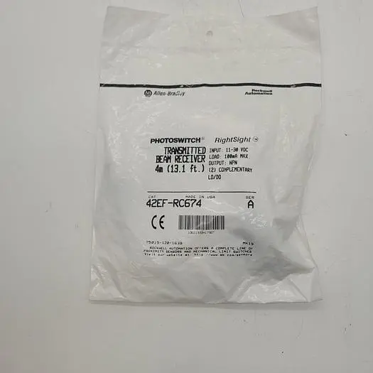 New | in-Stock ALLEN-BRADLEY 42EF-RC674 SER.A Photoelectric Sensors | ND Industrial Surplus #1215862