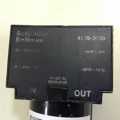 USED SCHRADER BELLOWS 4539-3000