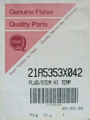 NEW FISHER CONTROLS 21A5353X042 PLUG AND STEM ASSEMBLY