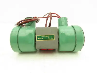 Asco Red-Hat EF8340A2 Double Solenoid Valve 3-Way 1/4"NPT 150PSI 120V
