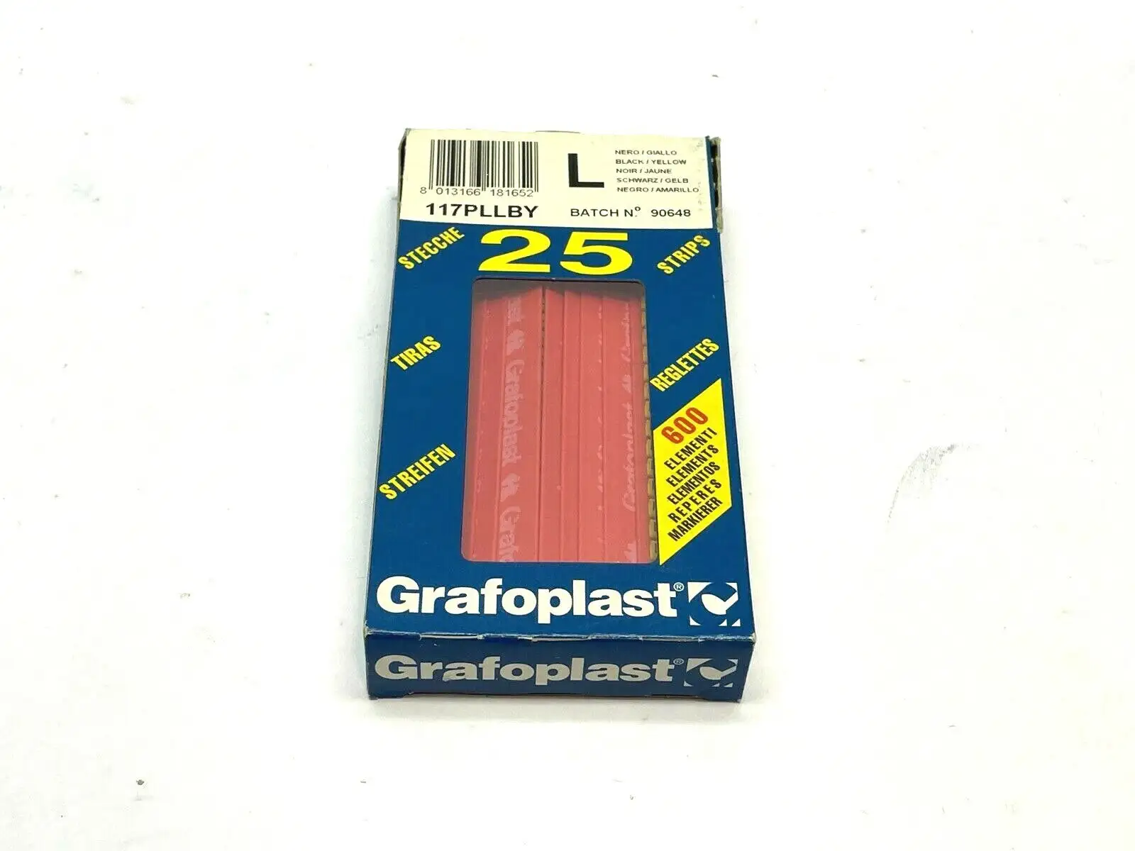 117PLLBY | Grafoplast  Wiremarker Strips PKG OF 25 - New Other