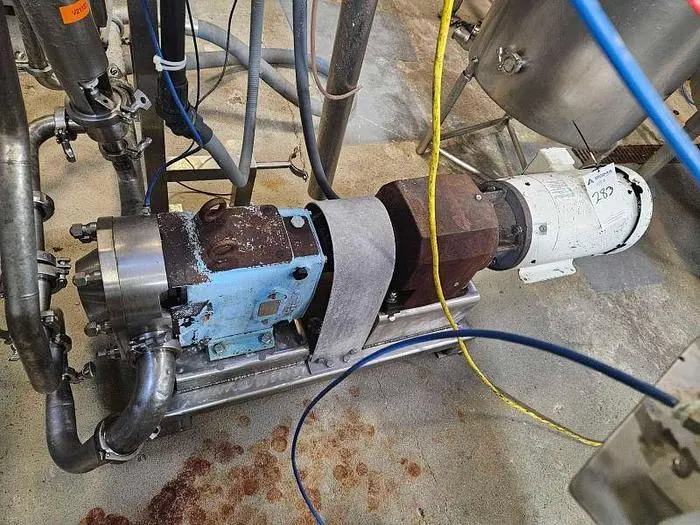 Used 2014 WAUKESHA POSITIVE DISPLACEMENT LOBE PUMP SIZE 060 U2 Sanitary  Pump Oregon US | Ager Tank & Equipment Co. #1060507