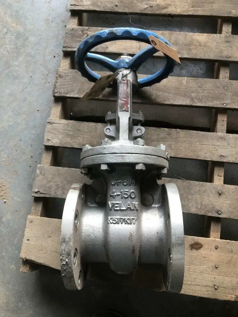 Velan F12-0064C-13GX 4″ 316 Stainless Manual Gate Valve CF8M 275PSI @ 100°F