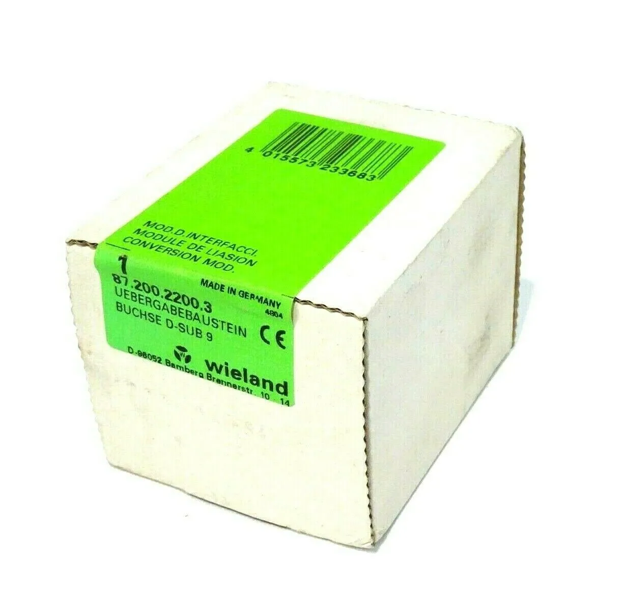 NEW SEALED WIELAND 87.200.2200.3 CONVERSION MODULE 8720022003