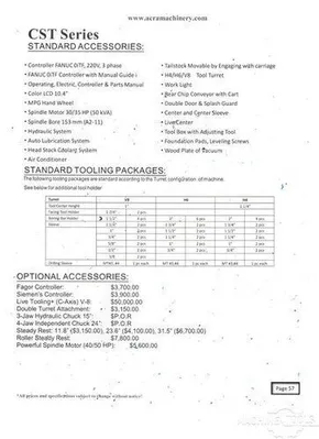 NEW 2024 ACRA CST42-120