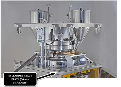 Type -B4 Model 27 Station Rotary Tablet Press 10 Ton