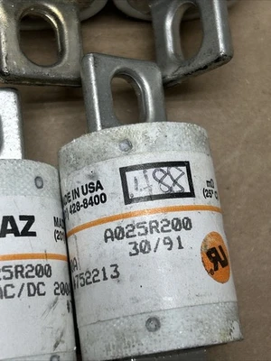 (19) Assorted Ferraz Fuses See Photos For Qty. & P/N's Fast Shipping! + Warranty