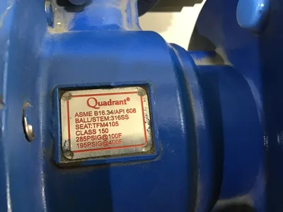 Quadrant Q-150WCB Industrial Floating Steel Ball Valve 2×2