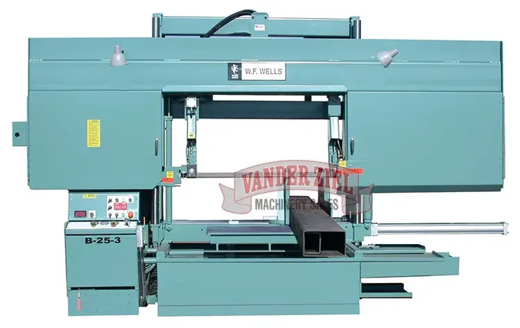 New | in-Stock W.F. WELLS B-25-4 Horizontal Band Saws Michigan US | Vander Ziel Machinery Sales #480346