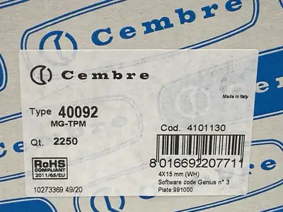 New | in-Stock CEMBRE _UNKNOWN_ Misc Industrial Equipment | Maverick Industrial Sales #1110454