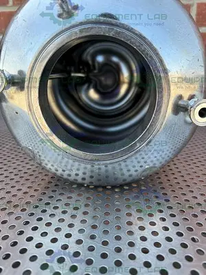 USED ALLOY PRODUCTS 15 LITER STAINLESS STEEL VESSEL 125 PSI W/ 4.5" OPENING