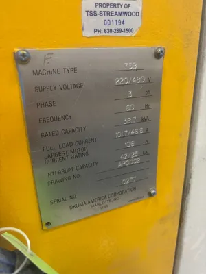 OKUMA CROWN 769 CNC Lathes. | 520 Machinery Sales LLC (5)