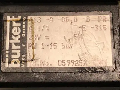 USED BURKERT 413-G-06-0-B