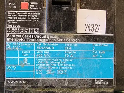 USED SIEMENS ED43B070