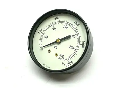 Service First GAG0049 Oil Pressure Gauge 0-300 psi