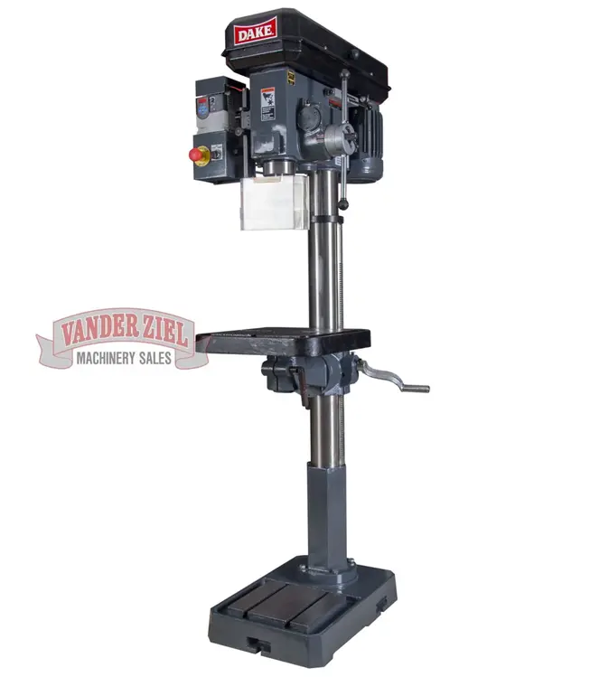 New | in-Stock DAKE SB-250V Heavy Duty & Sensitive Single Spindle Drills Michigan US | Vander Ziel Machinery Sales #480101