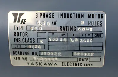USED YASKAWA JIS C 4004
