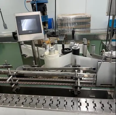 Labeler, Pressure Sensitive, Inline Bottle Labeling, Stainless Steel, #5991770