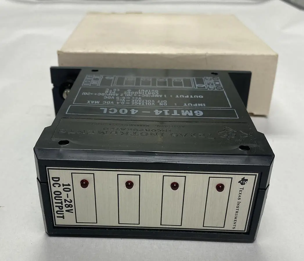 New | in-Stock TEXAS INSTRUMENTS 6MT14-40CL PLC Input & Output Ohio US | Surplus Asset Holdings #1234889