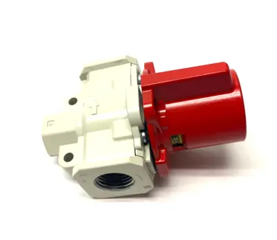 USED SMC MANUAL LOCKOUT RELIEF VALVE SINGLE ACT 3-PORT