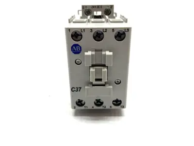 USED ALLEN-BRADLEY SER. C STARTER 37A 3-POLE 24VDC COIL 100-C37E*00
