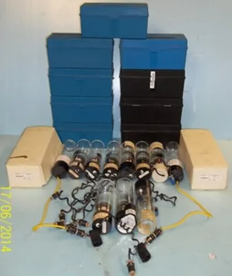 QTY. 11. AA LAMPS CONSISTING OF: PERKIN ELMER INTE...