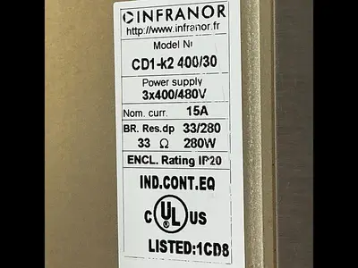 USED INFRANOR CD1-K2 U/400 I/30
