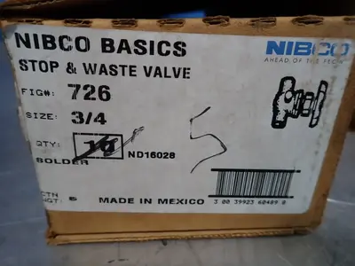 Nibco Stop & Waste Valve