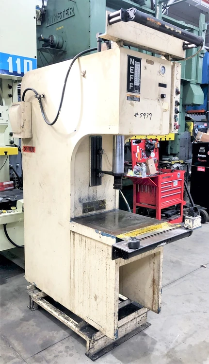 Used NEFF NEFF DF25-15M PRESS C-Frame Presses | Alma Machinery #899684