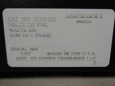 USED VWR SCIENTIFIC PRODUCTS 13259-032