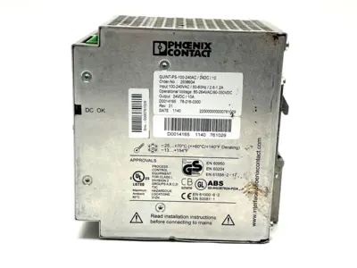 QUINT-PS-100-240AC/24DC/10 | Phoenix Contact  Primary Switched Power Supply 2938604 - Used