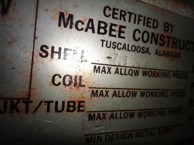 433 Gallon 304 Stainless McAbee Tank