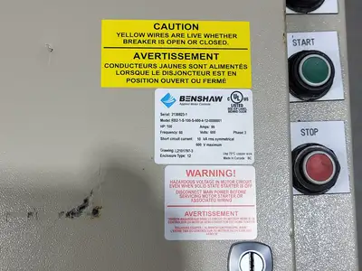 Used BENSHAW RB2-1-S-100-S-600-4-12-0000001 Switchgears British Columbia CA | Lenmark #1427042