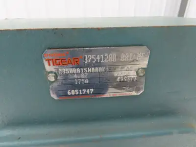 Dodge Tigear A350B015N000K Worm Gearbox 15:1 Reducer 4.8Hp 116rpm 140TC LH
