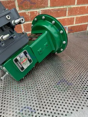 Used FISHER CONTROLS V150 STAINLESS STEEL 1" AIR OPERATED / PNEUMATIC VEE-BALL VALVE Valves/Fittings California US | Equipment Lab #485730