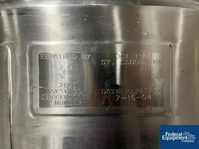 USED DCI 80 Gal DCI Reactor, 316 S/S, 30/140