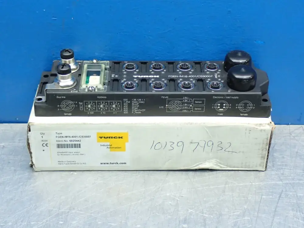 New | in-Stock TURCK FGENIM164001/CS30007 PLC Input & Output Ohio US | HGR 24 #907550