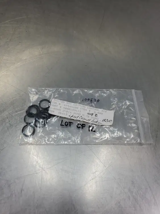 Used Milton Roy 4080109111 O-Ring 2-014 BUNA N 70 DURO, Lot of 12 Seals & Gaskets South Carolina US | Palmetto Automation #1160563