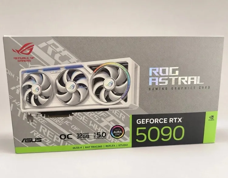 New | in-Stock ASUS ROG ASTRAL NVIDIA GeForce RTX 5090 32G OC WHITE Edition Graphics/Video Cards California US | Torrance Electronics Inc #1441255