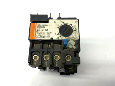 USED SPRECHER + SCHUH THERMAL OVERLOAD RELAY 3.8-6A