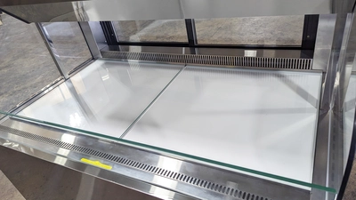 171-0287 51" Open Air Self Contained Over Under Deli Sandwich Case Cooler